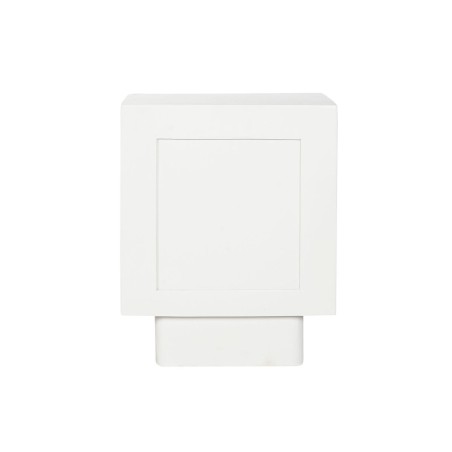 Nightstand Home ESPRIT White Natural 40 x 35 x 50 cm