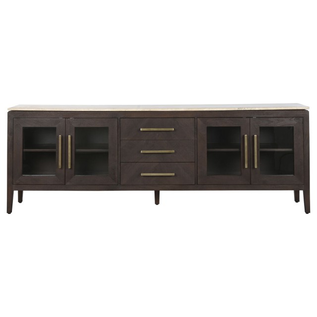 Buffet Home ESPRIT Marbre Bois de manguier 200 x 40 x 70 cm