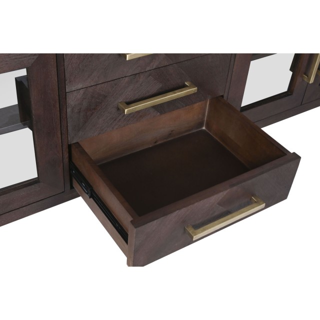 Credenza Home ESPRIT Marmo Legno di mango 200 x 40 x 70 cm