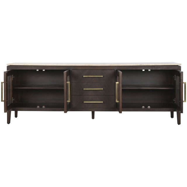 Buffet Home ESPRIT Marbre Bois de manguier 200 x 40 x 70 cm