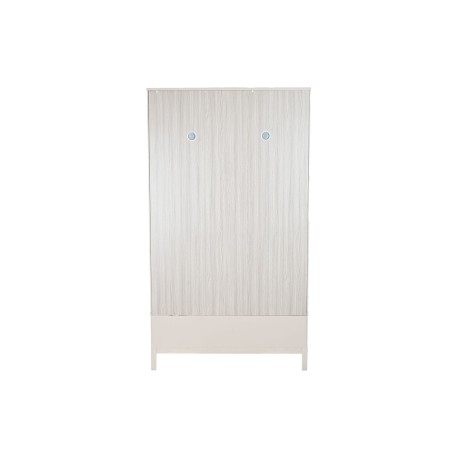 Cupboard Home ESPRIT Light grey Metal MDF Wood