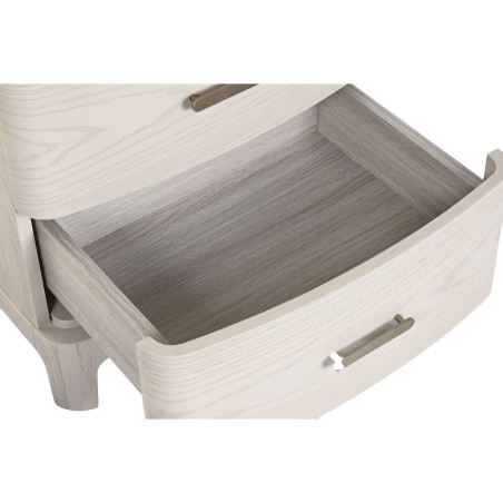 Comodino Home ESPRIT Grigio chiaro 53 x 42 x 56,2 cm