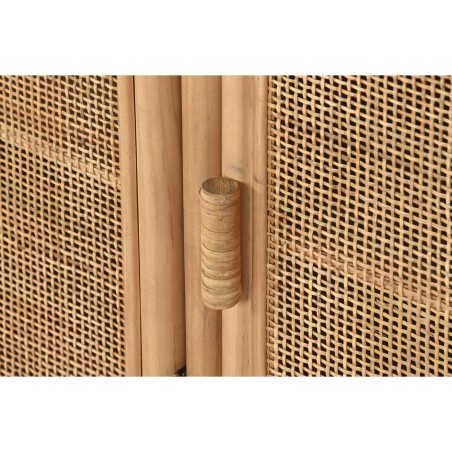 Credenza Home ESPRIT Marrone Chiaro Rattan Abete 120 x 40 x 65 cm