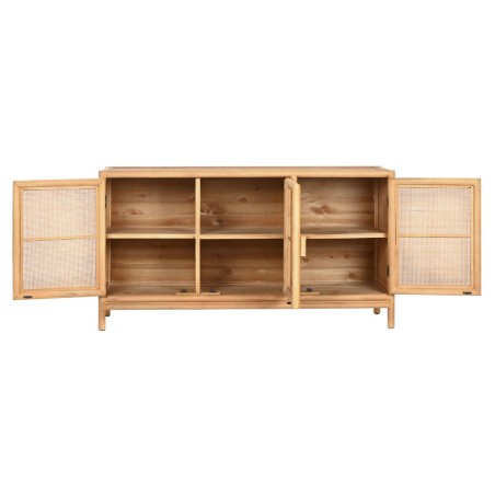Credenza Home ESPRIT Marrone Chiaro Rattan Abete 120 x 40 x 65 cm