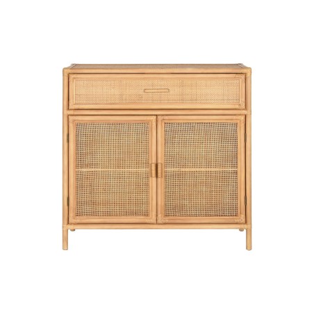 Credenza Home ESPRIT Marrone Chiaro Rattan Abete 100 x 40 x 100 cm