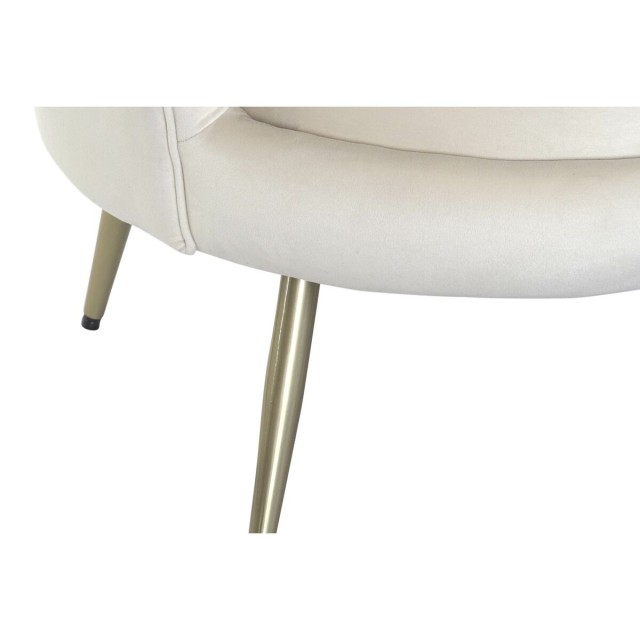 Sofa Home ESPRIT Creme 130 x 77 x 83 cm