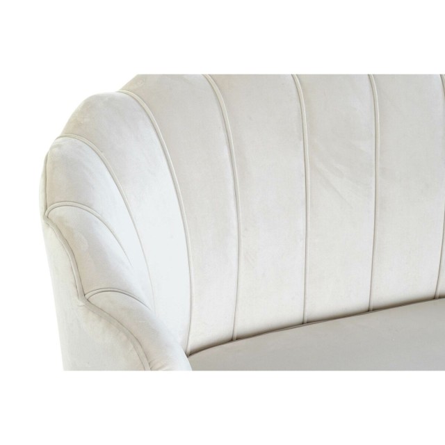 Divano Home ESPRIT Crema 130 x 77 x 83 cm