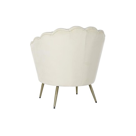 Fauteuil Home ESPRIT Crème 80 x 75 x 86 cm 2
