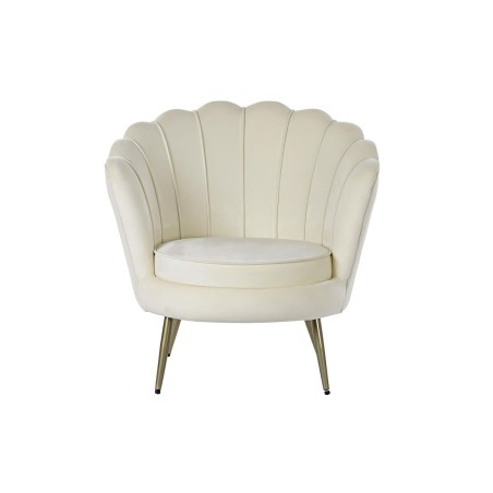 Armchair Home ESPRIT Cream 80 x 75 x 86 cm