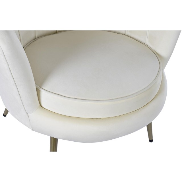Poltrona Home ESPRIT Crema 80 x 75 x 86 cm