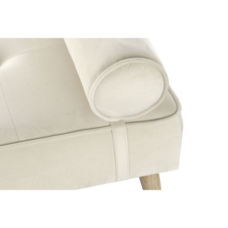 Divan Home ESPRIT Crème Métal 184 x 76 x 62 cm