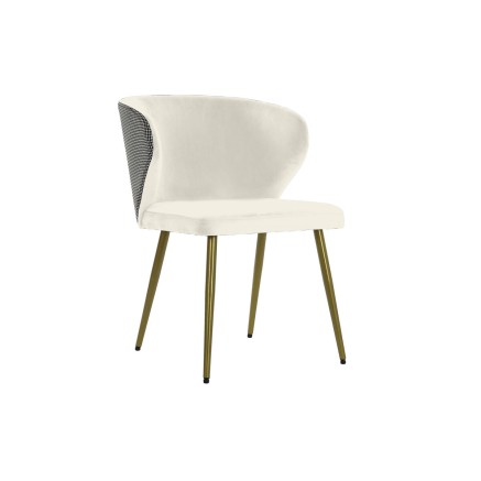 Sedia da Ufficio Home ESPRIT Bianco Nero