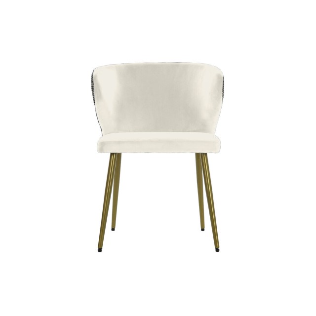 Sedia da Ufficio Home ESPRIT Bianco Nero