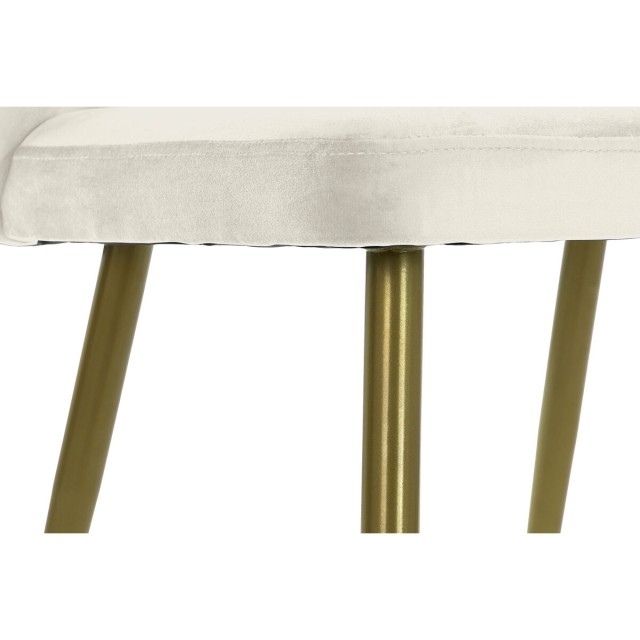 Chaise de Bureau Home ESPRIT Blanc Noir