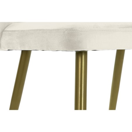 Chaise de Bureau Home ESPRIT Blanc Noir