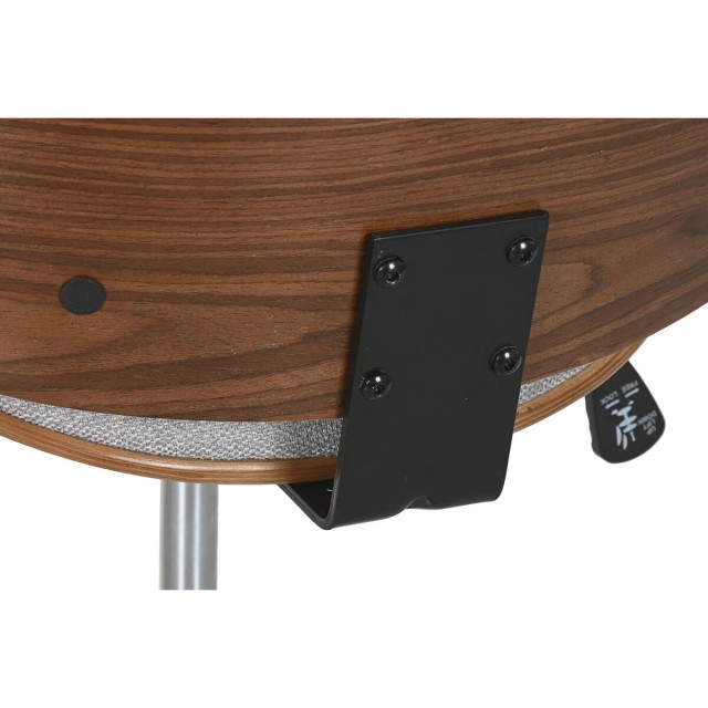 Sedia da Ufficio Home ESPRIT Marrone Grigio Argentato