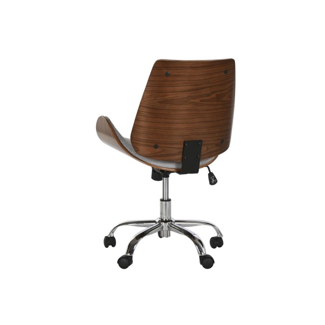 Office Chair Home ESPRIT Brown Grey Silver