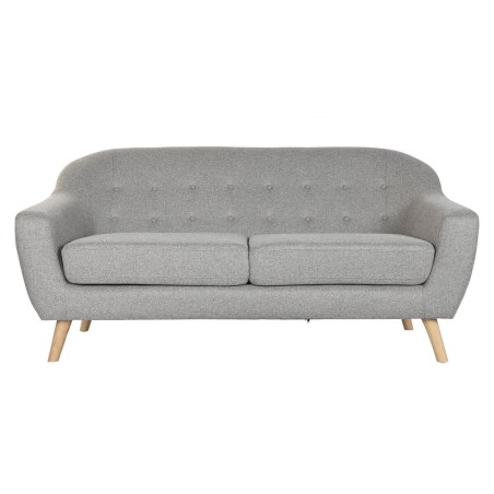 Canapé Home ESPRIT Gris Crème Naturel Scandi 172 x 82 x 82 cm