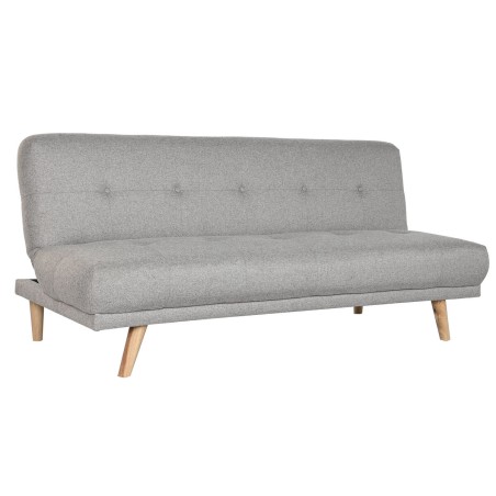 Canapé Convertible Home ESPRIT Gris Crème Scandi 172 x 80 x 76 cm