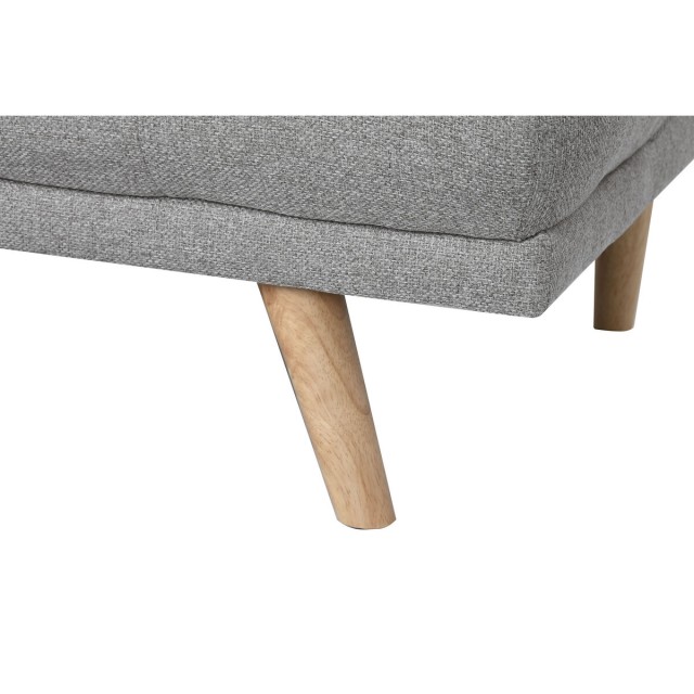 Canapé Convertible Home ESPRIT Gris Crème Scandi 172 x 80 x 76 cm