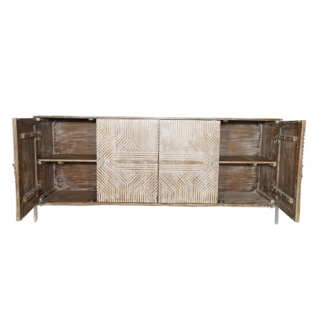 Sideboard Home ESPRIT White Mango wood 180 x 40 x 80 cm