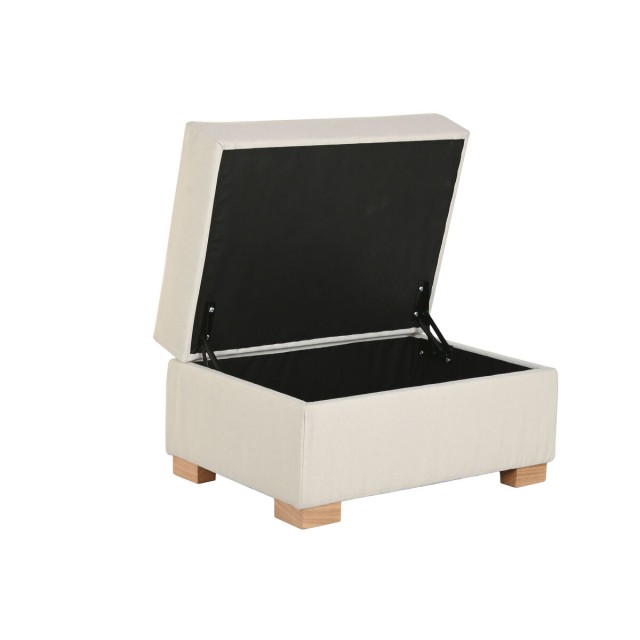 Fußstütze Home ESPRIT Beige Urban 70 X 50 X 40 CM