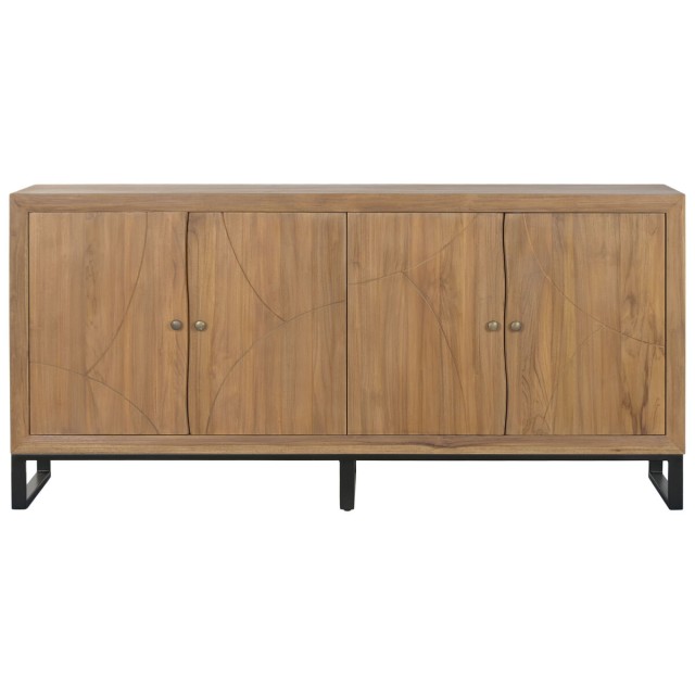 Credenza Home ESPRIT Teca Legno MDF 180 x 40 x 85 cm