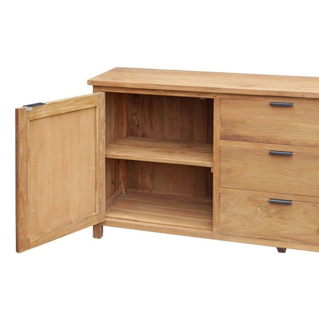 Sideboard Home ESPRIT Rattan Teak 180 x 50 x 85 cm
